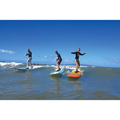  Surftech Learn2Surf Blacktip Surfboard | Super Durable Soft Surf Board | Includes Fins 56 60 70 80 90 100