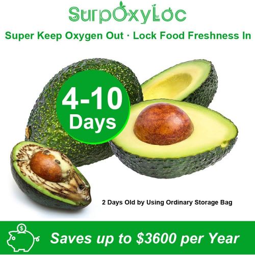  Premium!! SurpOxyLoc 4mil100 Plus Gallon Size11x20Inch Food Saver Vacuum Sealer Bags with BPA Free,Heavy Duty,Great for Sous Vide and Vac Seal storage