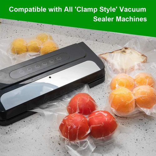  Premium!! SurpOxyLoc 4mil100 Plus Gallon Size11x20Inch Food Saver Vacuum Sealer Bags with BPA Free,Heavy Duty,Great for Sous Vide and Vac Seal storage