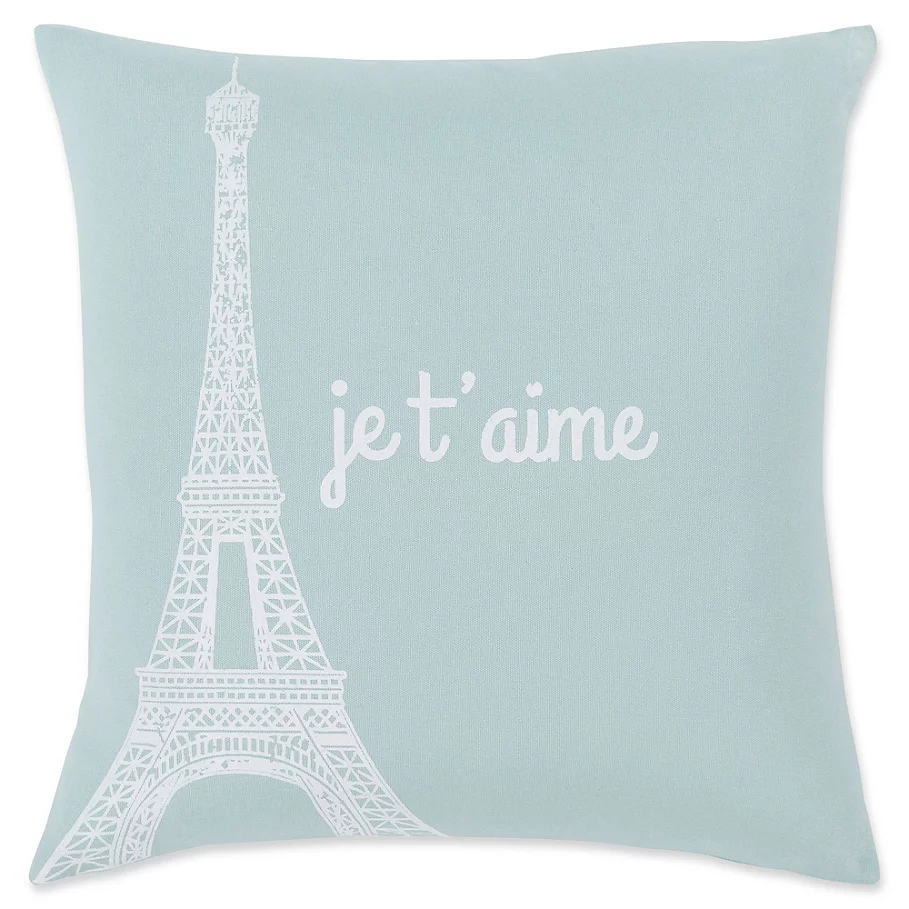  Surya Motto Novelty Square Throw Pillow