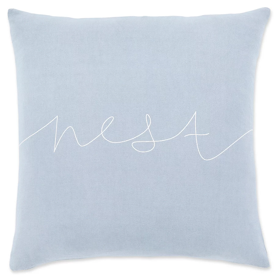  Surya Motto Novelty Square Throw Pillow