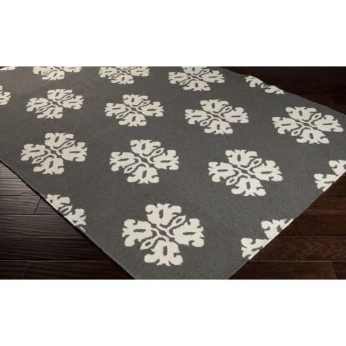  Surya Frontier FT-319 Flatweave Hand Woven 100% Wool Blue Haze 36 x 56 Global Area Rug