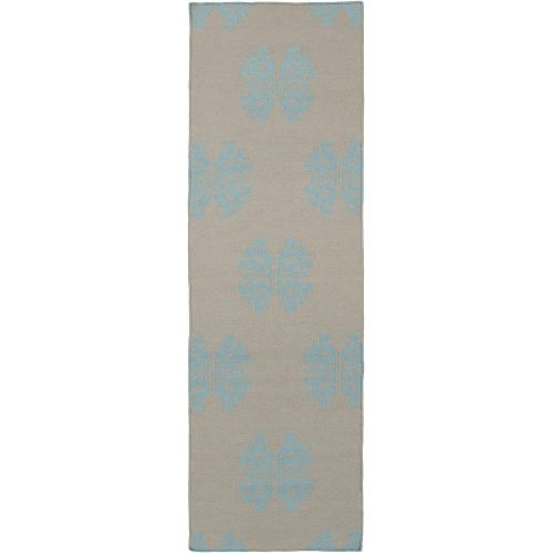  Surya Frontier FT-319 Flatweave Hand Woven 100% Wool Blue Haze 36 x 56 Global Area Rug