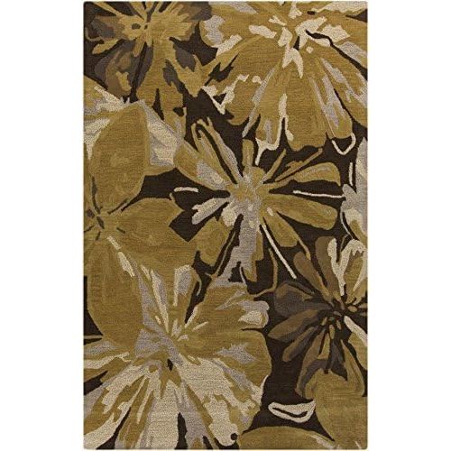  Surya ATH-5135 Hand Tufted Floral and Paisley Accent Rug, 2-Feet by 4-Feet Hearth