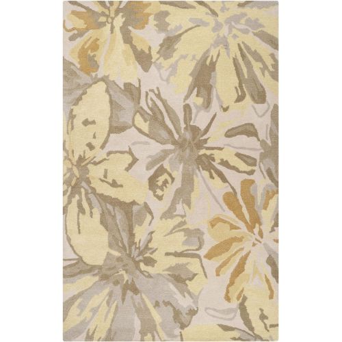  Surya ATH-5135 Hand Tufted Floral and Paisley Accent Rug, 2-Feet by 4-Feet Hearth