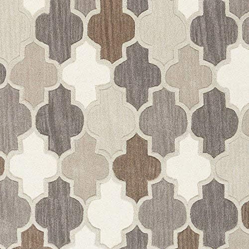  Surya Oasis OAS-1088 Transitional Hand Tufted 100% Wool Safari Tan 26 x 8 Geometric Runner