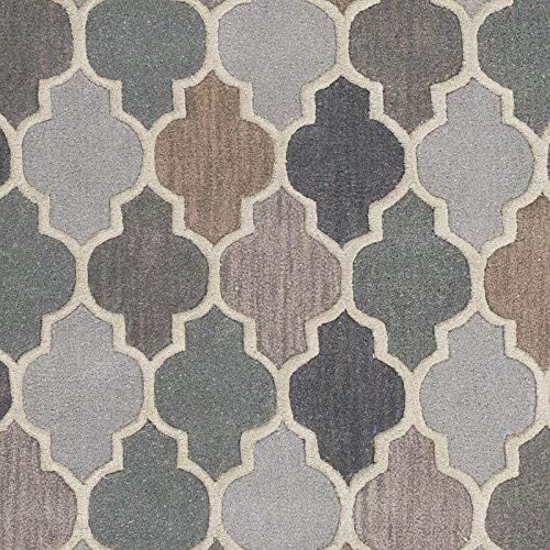  Surya Oasis OAS-1088 Transitional Hand Tufted 100% Wool Safari Tan 26 x 8 Geometric Runner