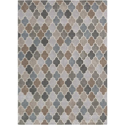  Surya Oasis OAS-1088 Transitional Hand Tufted 100% Wool Safari Tan 26 x 8 Geometric Runner