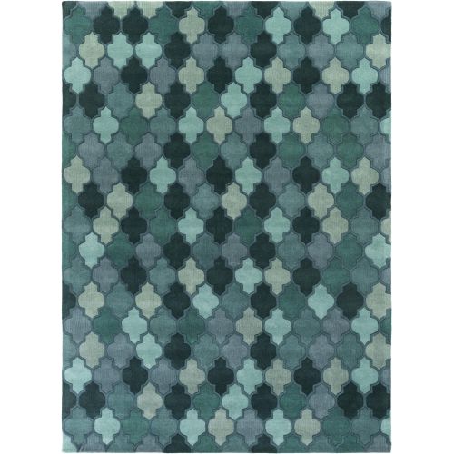  Surya Oasis OAS-1088 Transitional Hand Tufted 100% Wool Safari Tan 26 x 8 Geometric Runner