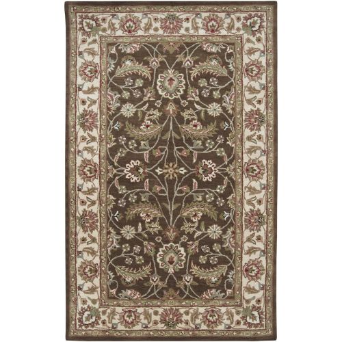  Surya Caesar CAE-1003 Classic Hand Tufted 100% Wool Coffee Bean 9 x 12 Traditional Area Rug