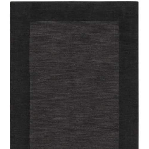  Surya Mystique M-309 Transitional Hand Loomed 100% Wool Midnight Blue 8 Square Area Rug