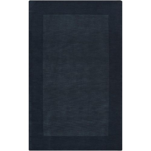  Surya Mystique M-309 Transitional Hand Loomed 100% Wool Midnight Blue 8 Square Area Rug