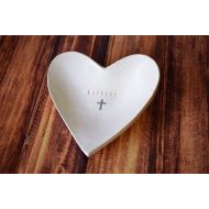 Susabellas Baptism Gift - Blessed Heart Bowl - With Gift Box