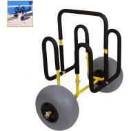 Suspenz Double-Up SUP Beach Cart with Balloon Wheels, Sand Trolley for 2 Stand Up Paddle Boards and Surfboards (22-9944)