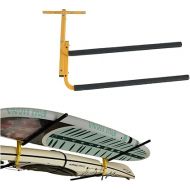 Suspenz Kayak Storage Rack, Ceiling/Under Deck Garage Hanger for 2 Kayaks and SUPs, Yellow, 11-7800