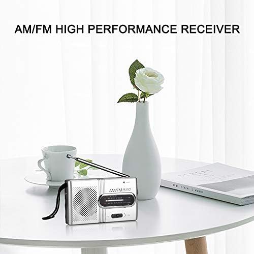  [아마존베스트]Suszian Mini Radio BC-R21 Universal Portable AM/FM Mini Radio Stereo Speaker Receiver Music Player Small Compact Size