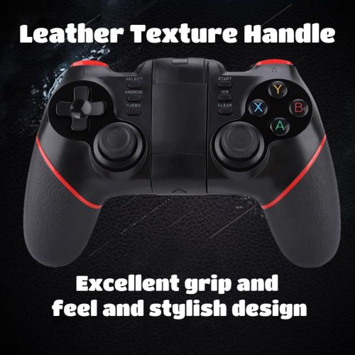  [아마존베스트]Sutinna Wireless Gaming Controller, T6 Bluetooth 4.0 Gamepad Joystick for Smartphones/Tablets/Smart TV/Set-Top Box/PC/PS3 Game Console