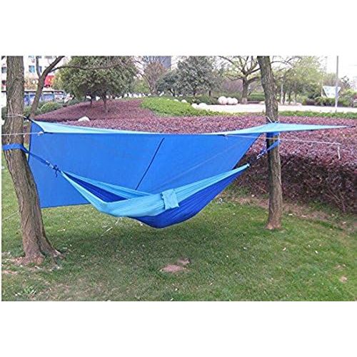  Suyi Portable Lightweight Camping Tent Tarp Shelter Mat Hammock Cover Sun Shade,Camping Equipment Essential Survival Gear,Stakes Include,with Carry Bag