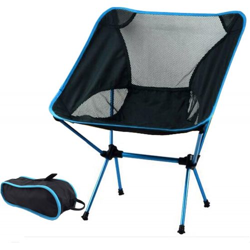  Hi Suyi Portable Lightweight Heavy Duty Folding Outdoor Picnic Beach Travel Fishing Camping Chair Stool Backpacking Chairs,Durable 600D Thicken Oxford Cloth,Sturdy Aluminum Alloy F