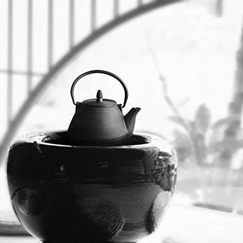  Suyika Japanese Tetsubin Tea Kettle Cast Iron Teapot with Stainless Steel Infuser (GLW-900ML)