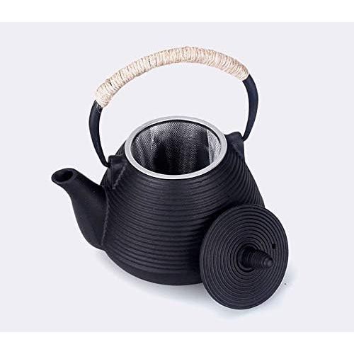  Suyika Japanese Tetsubin Tea Kettle Cast Iron Teapot with Stainless Steel Infuser (GLW-900ML)