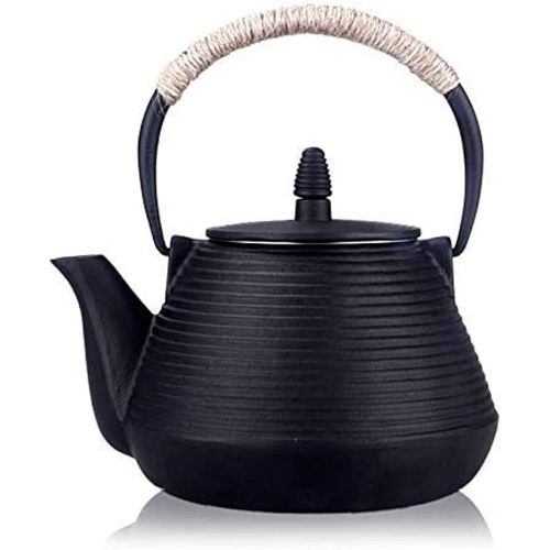  Suyika Japanese Tetsubin Tea Kettle Cast Iron Teapot with Stainless Steel Infuser (GLW-900ML)