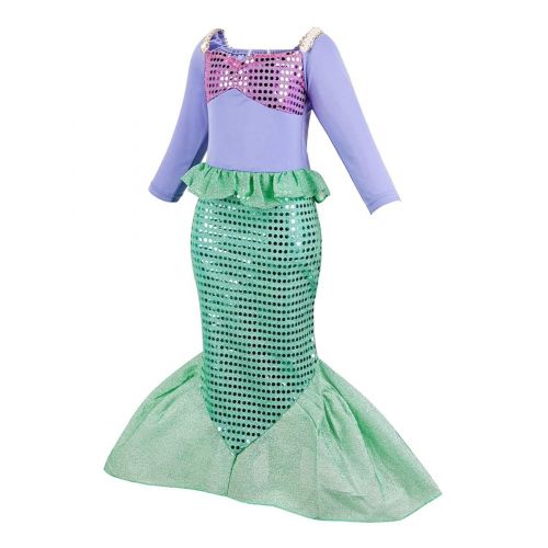  Suyye Girls Princess Mermaid Costume Sequin Ariel Dress Up