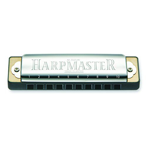  Suzuki MR-200-G Harpmaster Standard 10-Hole Diatonic Harmonica, Key of G
