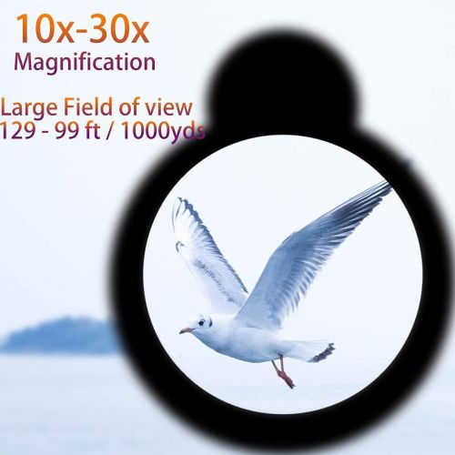  [아마존베스트]Svbony SV45 Monocular 10-30x50 Zoom Monocular HD Waterproof Bak4 Prism FMC Optics Monocular for Hunting, Travel, Hiking, Bird Watching, Archery, Target Shooting