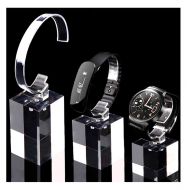 Svea Display Watch Displays for Shows Store Trade Show Clear Acrylic Display Blocks Modern Design Photo Prop Set of 3 PCs