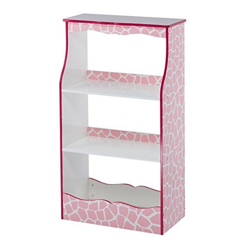  Svitlife Kids - Fashion Prints Giraffe 2-Shelf Bookshelf Shelf Bookshelf 2 Bookcase Storage Wood Furniture Book New And Organizer