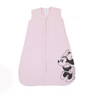 Swaddle Disney Minnie Mouse 100% Cotton Knit Wearable Blanket, Pink/Black, Medium 6-12 Months