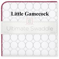 SwaddleDesigns Ultimate Swaddle, X-Large Receiving Blanket, Made in USA Premium Cotton Flannel, University of South Carolina, Little Gamecock (Moms Choice Award Winner)