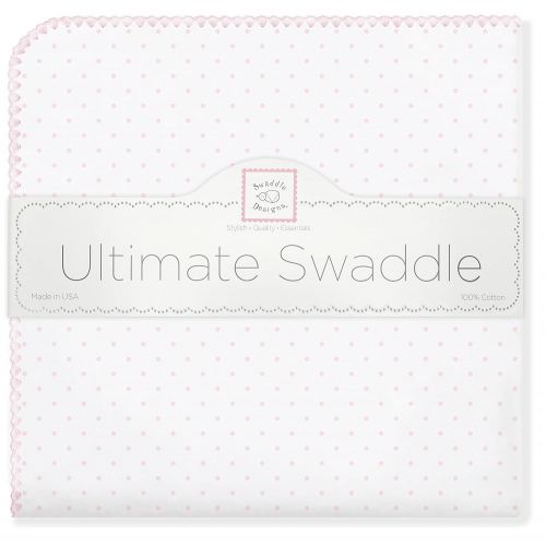  SwaddleDesigns Ultimate Swaddle, X-Large Receiving Blanket, Made in USA Premium Cotton...