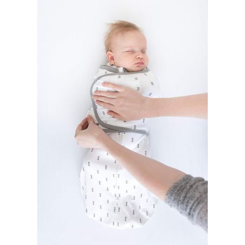  SwaddleDesigns Omni Swaddle Sack with Wrap and Arms Up Sleeves and Mitten Cuffs, Tiny Arrows,...