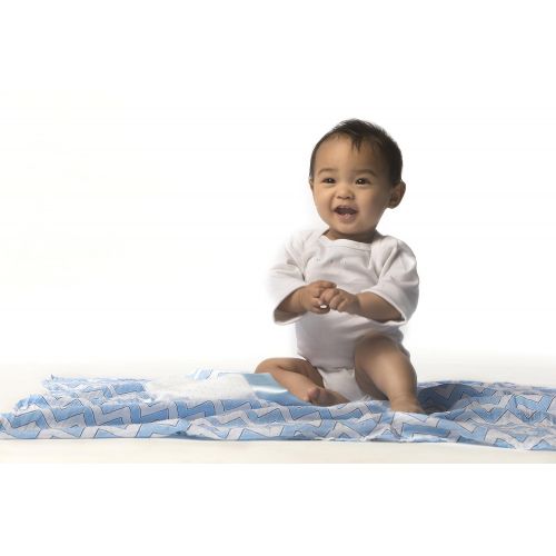  SwaddleDesigns SwaddleLite, Set of 3 Premium Cotton Muslin Marquisette Swaddle Blankets,...