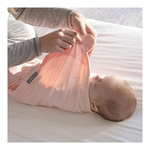  Ingenuity SwaddleMe Monogram Collection Swaddle, 3-Pack, for Ages 0-3 Months - Rainbow