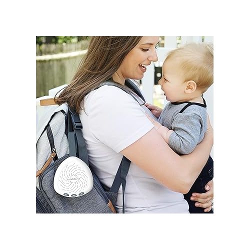  SwaddleMe by Ingenuity Soothe & Vibe ? Portable Sound Machine & Soother for Baby