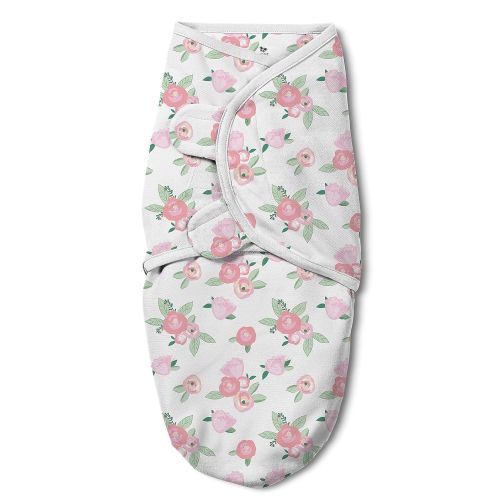  SwaddleMe Original Swaddle Luxe Edition with Easy Change Zipper 2-PK - Watercolor Floral (SM)