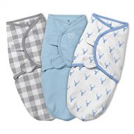 SwaddleMe Original 3 Piece Swaddle, Oh Deer, Small (0-3 Months)