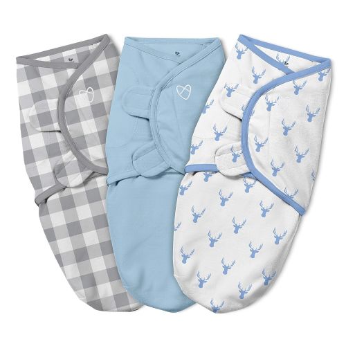  SwaddleMe Original 3 Piece Swaddle, Oh Deer, Small (0-3 Months)