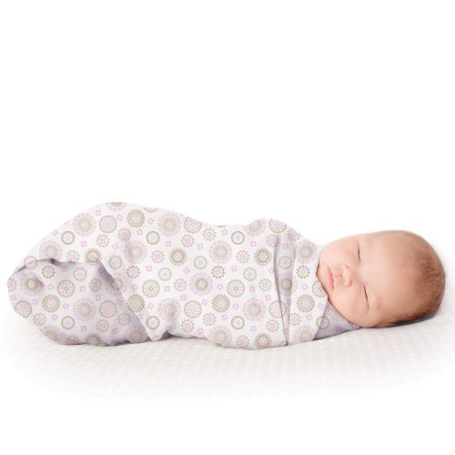  SwaddleMe Muslin Swaddle Blankets 3-PK, Floral Medallion (OS)