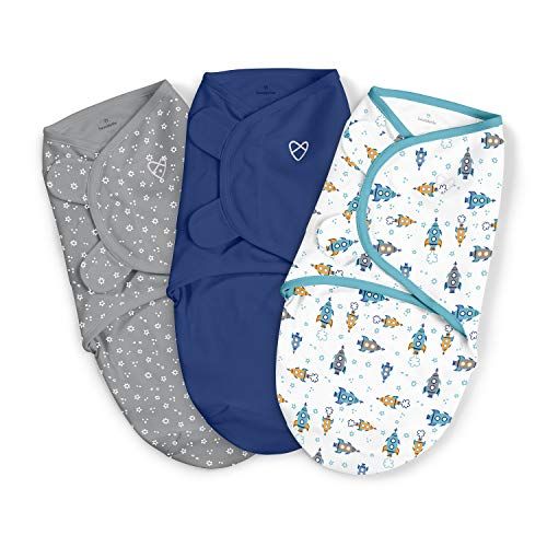  [아마존베스트]SwaddleMe Original Swaddle 3-PK, Superstar (LG)