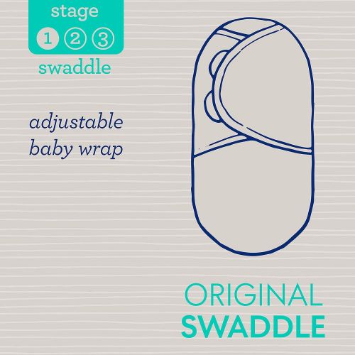  [아마존베스트]SwaddleMe Original Swaddle 3-PK, Superstar (LG)