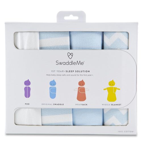  SwaddleMe 1st Year Safe Sleep Gift Set, Blue