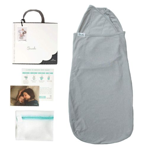  Swado: The Only Silent and Adjustable Easy Swaddle | Luxury Bamboo-Cotton