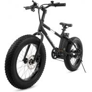 Swagtron EB-6 Bandit E-Bike 350W Motor, Power Assist, 4” Tires, 20” Wheels, Removable 36V Lithium Ion Battery, Dual Disc Brakes? Electric Bike 7-Speed Shimano SIS Shifting Built fo