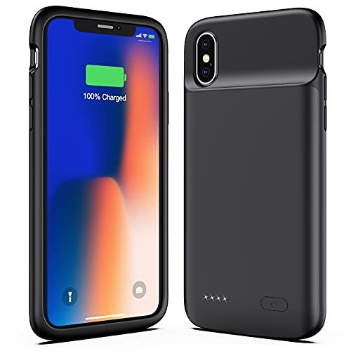  [아마존베스트]New Version Swaller Battery Case for iPhone X XS 10, 4000mAh Slim Portable Charging Case Protective Rechargeable Charger Case Extended Battery Compatible with iPhone X XS 10 (5.8 i