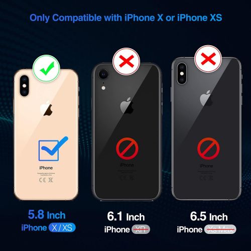  [아마존베스트]New Version Swaller Battery Case for iPhone X XS 10, 4000mAh Slim Portable Charging Case Protective Rechargeable Charger Case Extended Battery Compatible with iPhone X XS 10 (5.8 i