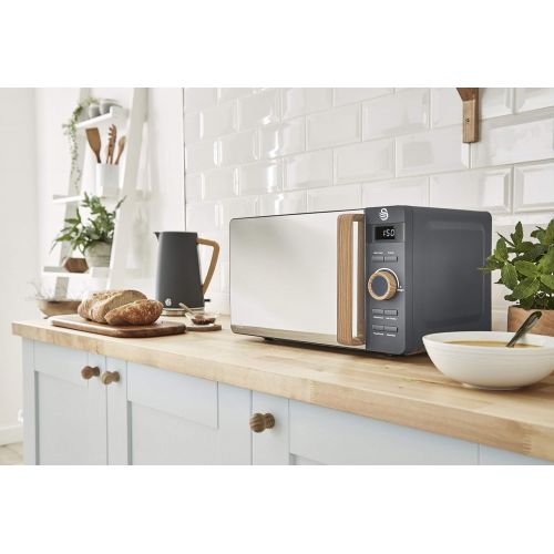  [아마존베스트]Swan Nordic Digital Microwave 20L